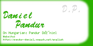 daniel pandur business card